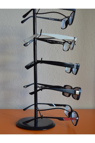 Gözlük Standı Düzenleyecı Organizer 5 Li Siyah