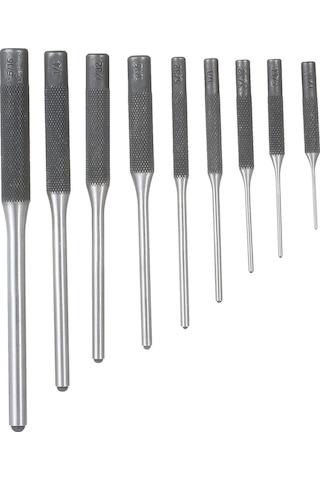 Jms 9 Parça Rulo Pimi Delme Seti Çelik Zımbalar El Pimi Çıkarma Aracı Kuyumcular İçin Taşıma Çantası İle