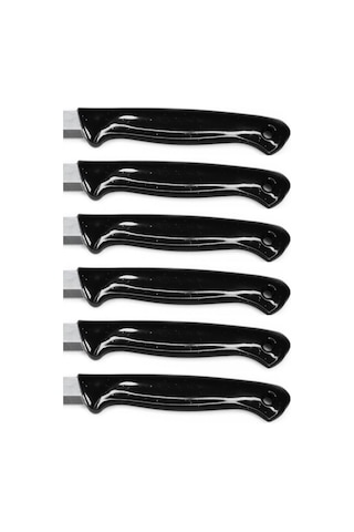 Solingen Simli Delikli Siyah 6 Lı Meyve Bıçağı Seti 153-99-1521