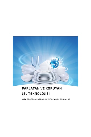 Finish Hepsi Bir Arada Limon Kokulu Konsantre Jel Bulaşık Makinesi Deterjanı 1 L