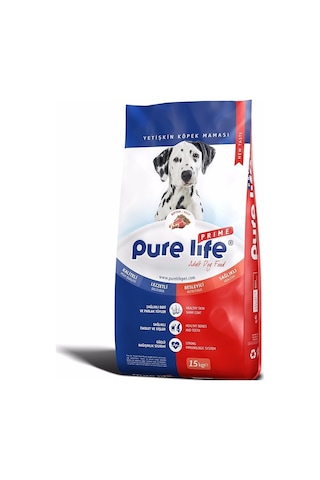 Pure Life Prime Biftekli Yetişkin Köpek Maması 15 KG