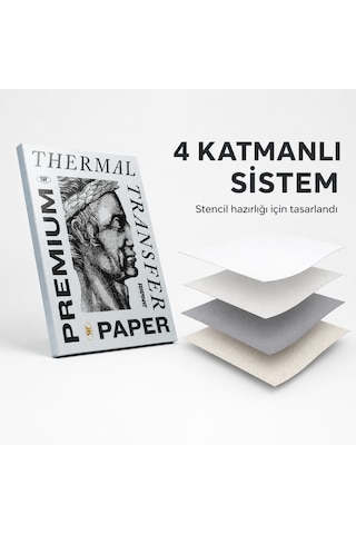 Radiant Colors Premium Termal Dövme Transfer Kağıdı 100 Lü 8.5x14