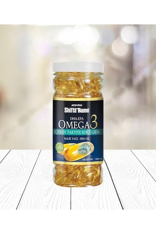 Aksu Vital Shiffa Home Omega 3 Balık Yağı 1000 MG 100 Kapsül