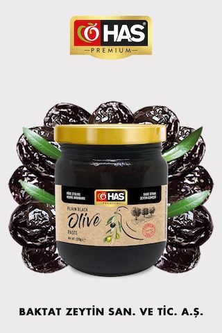 Has Premium Sade Siyah Zeytin Ezmesi 210 G Has Premium Sade Siyah Zeytin Ezmesi 210 G