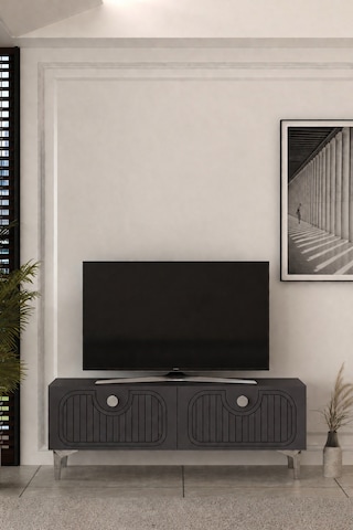 120dhdts3ag Hera Lazer Desenli Tv Sehpası Antrasit-gümüş