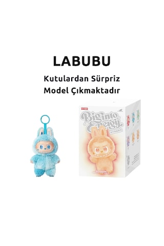 Lisanslı 2 Adet Labubu Peluş Askılı Anahtarlık 15 Cm İthal Orjinal Kutulu Sürpriz Biginto Energy Serisi Çok Renkli