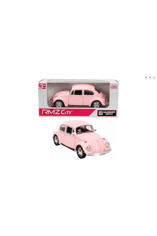 1:32 Rmz City Pembe Serisi Die Cast Model Araba - Volkswagen Beetle
