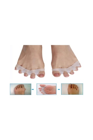 Ozclife 5 Parmak Duzenleyıcı Sılıkon Seperator 1 Çift