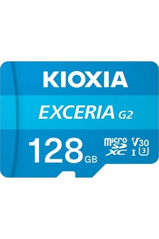 Kioxia Exceria lMEX2L128GG2 128 GB 100MbB/S Okuma Hızlı Micro SD Hafıza Kartı Kioxia Exceria lMEX2L128GG2 128 GB 100MbB/S Okuma Hızlı Micro SD Hafıza Kartı