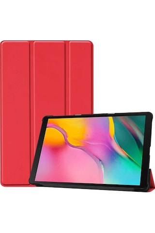 Samsung Uyumlu Galaxy Tab A 10.5 T590 T595 T597 Kılıf Pu Deri Smart Stan