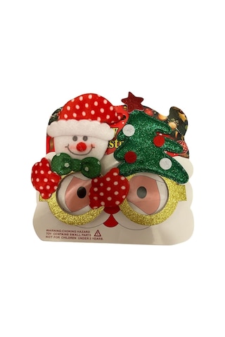 Yılbaşı Figürlü Gözlük Kardan Adam-çam Ağacı