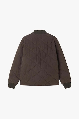 Obey Devon Jacket: Şık Ve Fonksiyonel, Tam Düğmeli Ceket Kahverengi