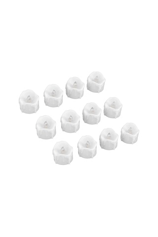 Shineyee 12'li Paket Led Işık Mumları, Uzaktan Kumanda İle Kontrol Edilebilir, Pil İle Çalışır, Gerçekçi Fakat Yangınsız, Ev Dekorasyonu, Düğün, Halloween Ve Noel İçin Islak Beyaz Işık Piller Dahil