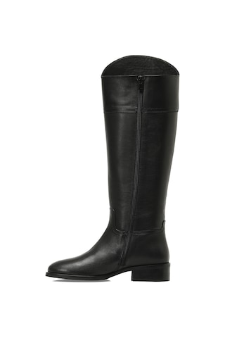 Nine West Vusıa 5pr Siyah Kadın Düz Çizme 000000000102033941 Siyah