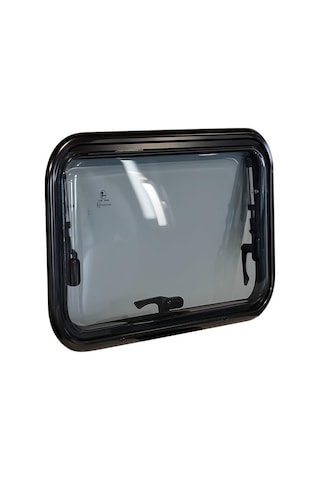 Berhimi Amortisörlü Karavan Penceresi 300X700Mm Siyah