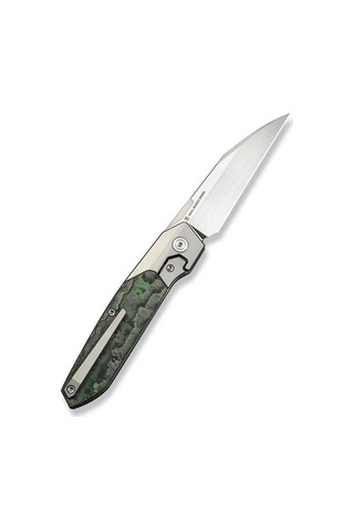 We Knife Brr15 Flipper Knife Gray Titanium Handle With Jungle Wear Fatcarbon Fiber Inlay M390 Blade Kamp Çakı Çok Renkli