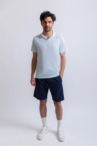 Premium Polo Yaka Erkek Tişört Mavi
