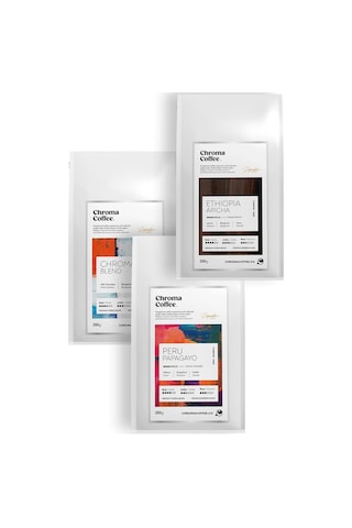 Chroma Coffee Signature Series Çekirdek Kahve Nitelikli Arabica 3 x 250 G