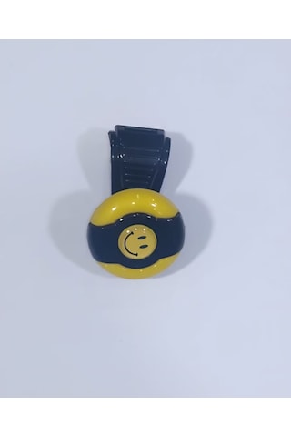 Sarı-siyah Dönebilen Vites Topuzu Gülen Yüz Stickerlı Çok Renkli
