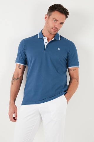 Buratti % 100 Pamuk Düğmeli Regular Fit Erkek Polo Yaka T Shirt 5902118 Koyu Mavi