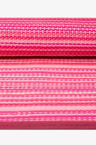 Açıp Katlanabilir Pembe Plaj Kamp Piknik Bahçe Balkon Teras Hasır Halı Mat Savan Kilim Halısı