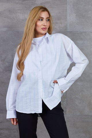 Dparis Çizgili Oversize Gömlek