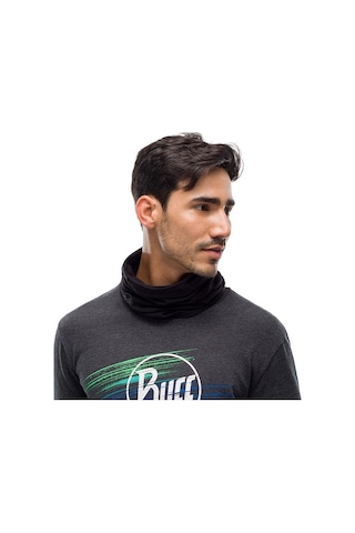 Buff Merino Lightweight Black Yün Bandana