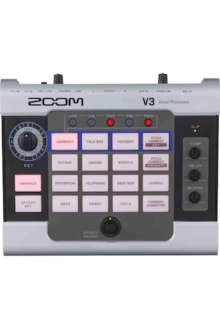 Zoom V3 Multi-Efekt Vokal Prosesörü