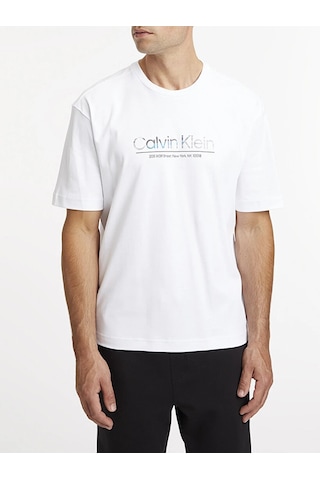 Calvin Klein Calvın Kleın Erkek T-shırt K10k111133-yaf Beyaz
