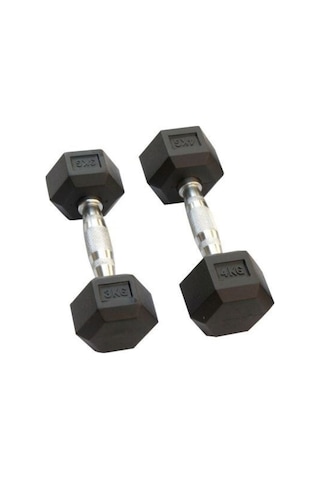 Çelik Ağırlık, Metal Tutma Yerlerine Sahip Tekli Dambıl- 10kg Tekli