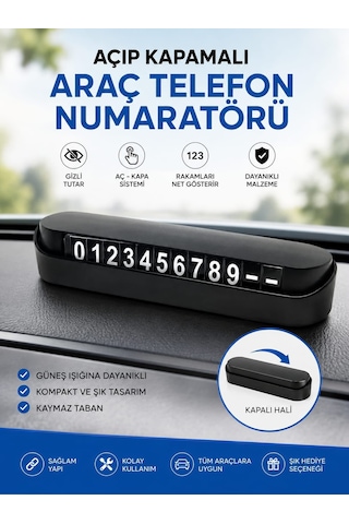 Ford Mustang Mach-e Araç Içi Numaratör Aç Kapa Model Şhn