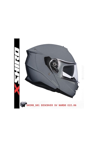 Shiro Flip Up Triton M.C Motosiklet Kaskı Nardo