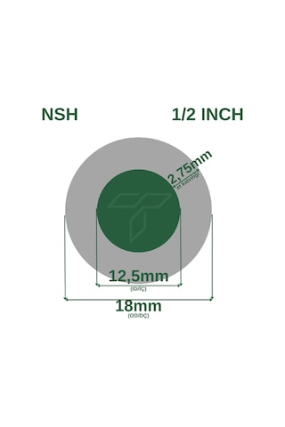 Pvc Silikonlu Naturel Su Hortumu Kırmızı Renk 1/2 12.5 Mm 50 Metre 6 Kg