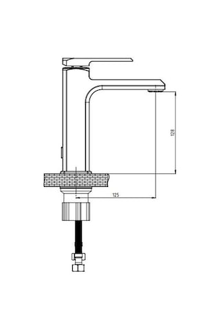 Gpd MLB190 Quadro Lavabo Bataryası Krom