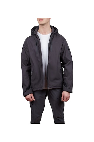 Alpinist Peak Softshell Erkek Outdoor Mont Antrasit 001