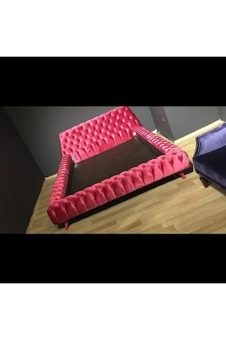 Nivabaza Çift Kişilik Baza Başlık Chester Tüm Ölçü Renklerde Yatak Hariç