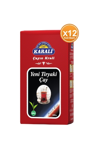 Karali Yeni Tiryaki Dökme Çay 12 x 1 KG