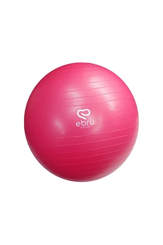 Ebru Şallı Pilates Topu 65 Cm - Fuşya