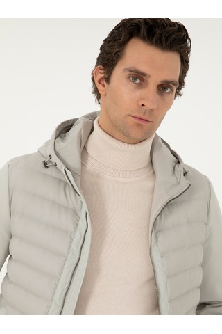 Cacharel Erkek Taş Mont 50292323-vr049 Gri