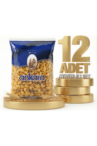 Ankara Mantı Makarna 12x500 Gr