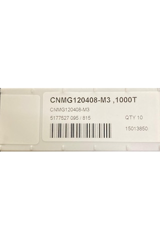 Cnmg 120408 Sert Metal Elmas Uç Seco