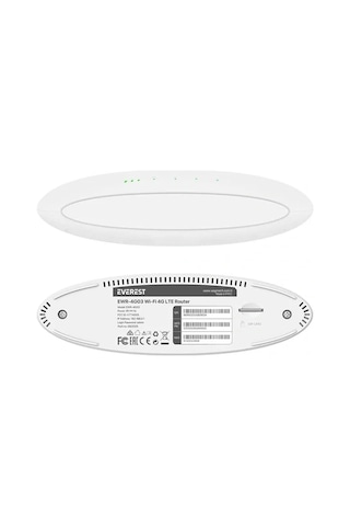 Everest Ewr-4g03 4g Lte Wi-fi Router Sım Kart Girişli 300 Mbps 2.4ghz Wan/lan Portlu Kablosuz Yönlen