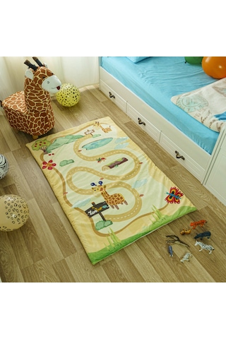 Zooturak Peluş Çocuk Matı Zürafa Zufi 100cm x 150cm