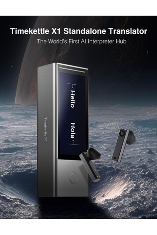 Timekettle X1 Aı Tercüman Merkezi, Bağımsız Varlık, 40 Dil İki Yönlü Eşzamanlı Tercüman Kulaklıklar, Çok Di Genel