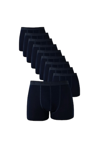 Arma Yıldız Erkek Lacivert Boxer 10'lu Paket Pamuklu Likralı Yumuşak Ve Esnek Kumaş Lacivert