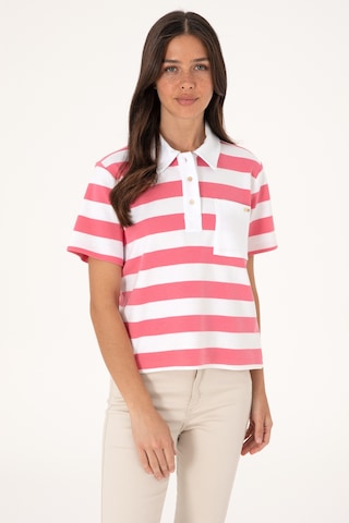 U.S. Polo Assn. Kadın Pembe Cepli Polo Yaka Tişört 50306713-VR167