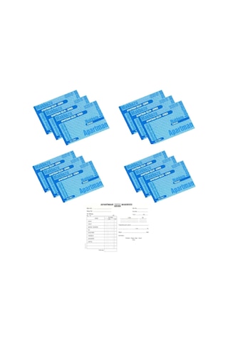 Gürmat Apartman Gelir Gider Makbuzu Otokopili 2 N-50 Sayfa 12 Adet