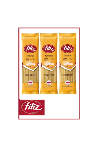 Filiz Yumurtalı Uzun Erişte 350 Gr X 3 Adet