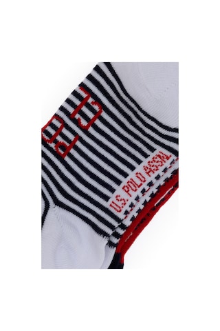 U.s. Polo Assn. Erkek Çocuk Beyaz Çorap Patik 50311346-vr013 Beyaz