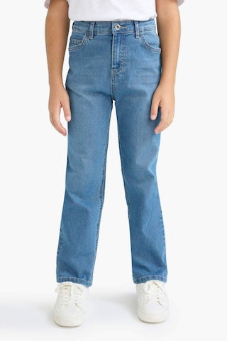 Defacto Erkek Çocuk Straight Fit Düz Paça Jean Pantolon F0455a825aunm28 Mavi
